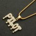 Hiphop men's inlaid necklace jewelry hiphop full diamond creative personalized letter pendant accessories_ipsvogv.com