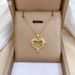 】 Love 【 Sea Teng Light Luxury Charm Gorgeous Full Diamond Necklace Women's Versatile Clavicle Titanium Steel Chain 【 】_ipsvogv.com