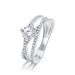 Three Lives Three Worlds Moissanite Ring S925 Silver Engagement Ring Light Luxury Niche Exquisite Gift For Girlfriend_ipsvogv.com