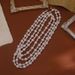 Women's Jewelry Pearl Necklace Light Luxury Niche High End Autumn And Winter Long Multi Layered Sweater Chain Cheongsam Accessories Neck Chain_ipsvogv.com