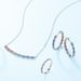 Twisted Rainbow Dopamine Earrings S925 Silver Full Of Colored Gemstones Earrings Light Luxury Simple_ipsvogv.com