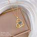 Love 【 】 Turtle Animal Light Luxury Charm Gorgeous Full Diamond Necklace Women's Versatile Clavicle Chain Titanium Steel 【 】_ipsvogv.com