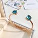 Women's Jewelry Set Fashion Domestic And Foreign Self Designed Jewelry Gem Candy Color Open Bracelet Niche Design Bracelet Jewelry_ipsvogv.com
