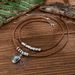 Jewelry Ethnic Style Irregular Pine Stone Cactus Necklace Metal Love Fleece Neck Chain_ipsvogv.com