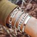 Fashion New Style Multi Smooth Mix Fried Dough Twists Chain Simple Thread Exaggerated Hip-hop Four Piece Bracelet_ipsvogv.com