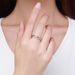 Spring New 925 Silver Double Line Elegant Simple Ring Female Light Luxury Niche Trend Sweet Ring_ipsvogv.com