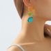 11476 Sweet Diamond Set Geometric ZA Unique Design Color Transparent Fashion Novel Earrings_ipsvogv.com