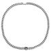 Hip Hop Titanium Steel Cuban Gray Diamond Bracelet Does Not Fade W Omen's Bracelet Versatile High End Men's Hand Jewelry_ipsvogv.com