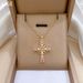 】 Pearl 【 Cross Light Luxury Charm Gorgeous Full Diamond Necklace Women's Versatile Clavicle Titanium Steel Chain 【 】_ipsvogv.com
