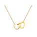 Body 【 Full Titanium Steel 】 Heart To Heart Imprint, Personality Minimalist, Genuine Gold Necklace In The Furnace, 【 】 Imprint, Minimalist, Furnace,_ipsvogv.com