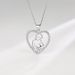 Mom Micro Inlaid Zircon Heart Shaped Fashion Necklace Female Niche Design Love Pendant Mother's Day Gift_ipsvogv.com