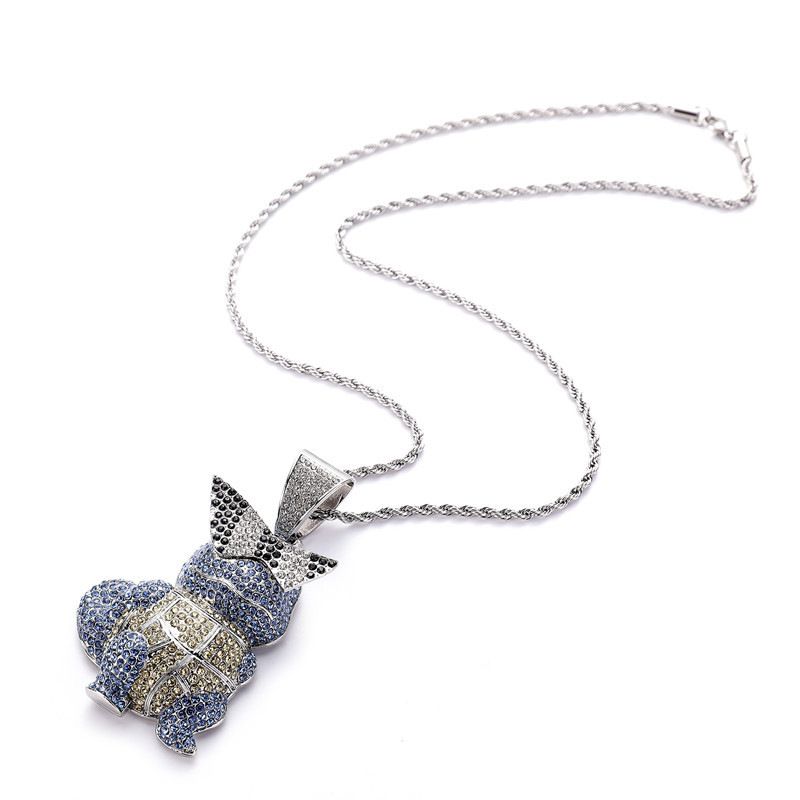 Hip-Hop High-Quality Design Sense Alloy Full Diamond Cartoon Character 3D Pendant Nationwide_ipsvogv.com