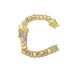 Unisex New Style Goddess Of Wealth Diamond Bracelet Trendy Men's Retro Punk Metal Hip Hop Cuban Chain_ipsvogv.com