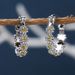 Cao Shi's New Hot Selling Small Item, Fashionable Simple Daisy Dual Color Women's And Earrings_ipsvogv.com