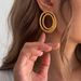 High-end Sense Personality Exaggerated Circle Geometric Hollow Jewelry Earrings_ipsvogv.com