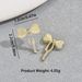 Simple Korean Style Korean Style Small Fresh Earrings Forest Bow Niche Design Earrings Versatile Pastoral Style Earrings_ipsvogv.com