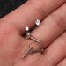 Women's Jewelry Inner Rod Lip Studs Nose Studs Ear Studs Stainless Steel Four Claw Zircon Piercing Jewelry_ipsvogv.com