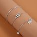 Fashion Accessories Summer Hot Style Creative Pearl Foot Decoration Beach Series Conch Shell 3-piece Set Feet Chain_ipsvogv.com
