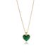 Women's Jewelry Natural Malachite Love Pendant Necklace Light Luxury High End Design Fashion Temperament Clavicle Chain_ipsvogv.com