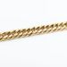 Stainless Gold, Woven, Double Button, Four Sided Ground Necklace, Titanium Steel, Thick And Wide Cuban Chain, Men's_ipsvogv.com