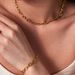 Fashionabl And Popular Narrow Chain Cross Buckl Ncklac, Womn's Gold-platd Stainlss Stl Jwlry Braclt_ipsvogv.com