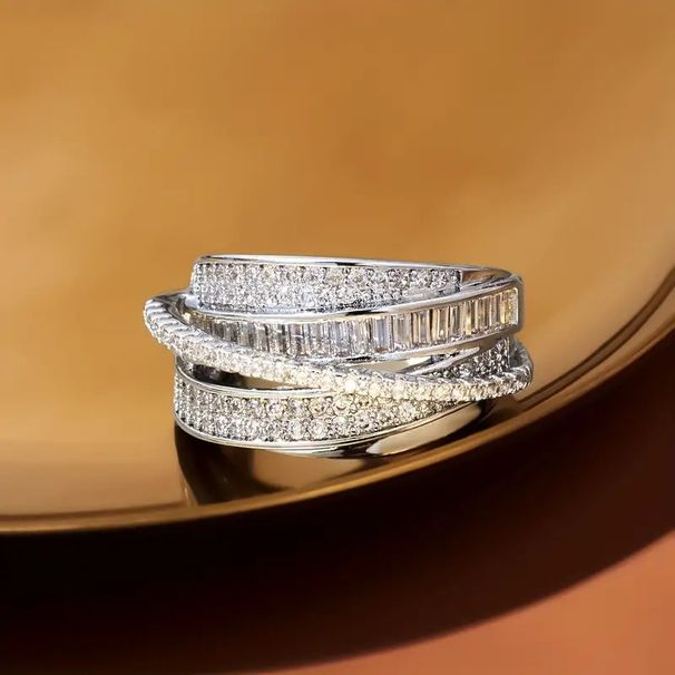 Cao Shi's Multi-layered Shiny Ring Engagement Dinner With Fashionable Exquisite Accessories, Trendy And Super_ipsvogv.com