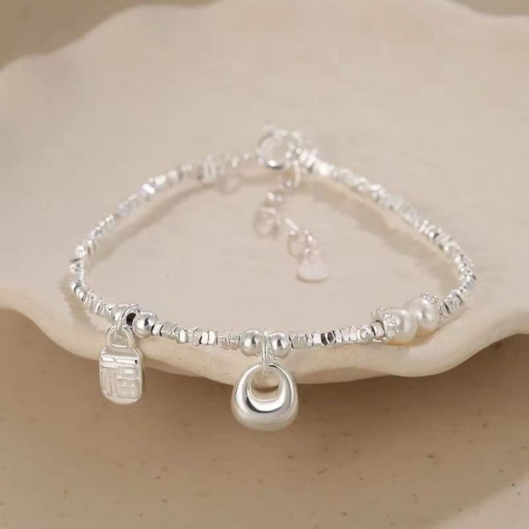 Pure Small Lucky Bag, Broken Silver Bracelet, Women's Ins, New Chinese Niche Design, Light Luxury Temperament, Exquisite_ipsvogv.com