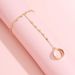 Women’s Jewelry Set Fashion Fashion Jewelry Simple And Versatile Thin Chain Bracelet Elegant Personality Ring Bracelet Integrated Finger Jewelry_ipsvogv.com