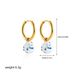 Women’s Jewelry Set Fashion Fashion Personality Ethnic Style Gold Blue And White Porcelain Earrings New Style Oil Drip Enamel Ceramic Ear Buckles_ipsvogv.com