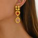 Niche artistic love earrings for women, versatile, light luxury style, diamond studded design, four leaf clover_ipsvogv.com