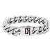 New Encrypted Four-Sided Cuban Men Hip-Hop Letter Personality Titanium Steel Bracelet Couple Gift For Boyfriend_ipsvogv.com