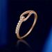 Silver Moissanite Ring Niche High End Design Finger Love Note Symbol Small Row Ring Female_ipsvogv.com