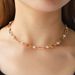 Women's Jewelry Autumn New Style Bohemian Style Simple Pearl Necklace Set_ipsvogv.com
