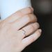 Fashion simple jewelry inlaid zircon plated real gold ring_ipsvogv.com