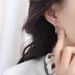 Simple And Versatile Half Circle Cone Earrings, Light Luxury Earrings, High End Earrings, Personalized Design Earrings, New Accessories_ipsvogv.com