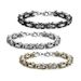 Crazy Speed Gao Qiqiang Same Style 6 8mm Wide Stainless Men's Bracelet Byzantine Titanium Steel Emperor Chain_ipsvogv.com