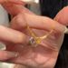 French Style Eternal Rose Necklace For Women, Ancient Lace Gold Flower Collarbone Chain, New Jewelry_ipsvogv.com