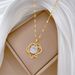】 Double 【 Layer Love Fashionable Light Luxury Charm Gorgeous Full Diamond Necklace Women's Versatile Clavicle Chain 【 】_ipsvogv.com
