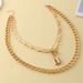 Jewelry Hot Selling Multi-layer Personalized Lock Shaped Hearts, 3-layer Thick Thin Necklaces, And Accessories_ipsvogv.com