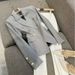 Women's Clothing Ready made gray good aura! Double breasted metal buckle slim fit commuter long sleeve blazer_ipsvogv.com