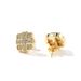 Men's Jewelry Personalized Hip Hop Style Square Cross Earrings Creative Niche Eight Stars And Eight Swords Shape Diamond Earrings_ipsvogv.com