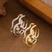 Light Luxury Fashionable Double-layer Diamond Inlaid Zircon Couple's Open Ring, Women's Color Does Not Fade, Simple And_ipsvogv.com