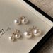 Pink Mantou Shaped Pearl Sier Earrings_ipsvogv.com