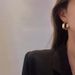 Women's Temperament Hoop 2023 New Trendy High-end Light Earrings For Women Retro Hong Kong Style_ipsvogv.com