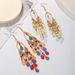 Unisex Bohemian Long Earrings For Women Fashionable Exaggerated Water Drop Tassel Earrings Temperament Earrings For Women_ipsvogv.com