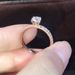 Sanjie simple S925 silver plated simulated zircon ring, please order a wedding ring_ipsvogv.com