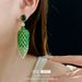 Genuine Gold Electroplated Silver Needle Zircon Oval With Exaggerated Personality And Design, Niche High-end Earrings_ipsvogv.com