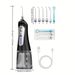 Water Dental Flosser Cordless for Teeth Pick Cleaning 2000MAH Powerful Oral Irrigator with 6 Adjustable Modes, 320ML Portable & Rechargeable_ipsvogv.com
