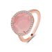 Women's Jewelry Natural Synthetic Crystal Irregular Triangular Colored Stone Crystal Transparent Color Retaining Ring Female Geometric Creative Design_ipsvogv.com