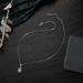 New Fashion Versatile Dot Diamond Water Drop Zircon Pendant Necklace Ornament_ipsvogv.com